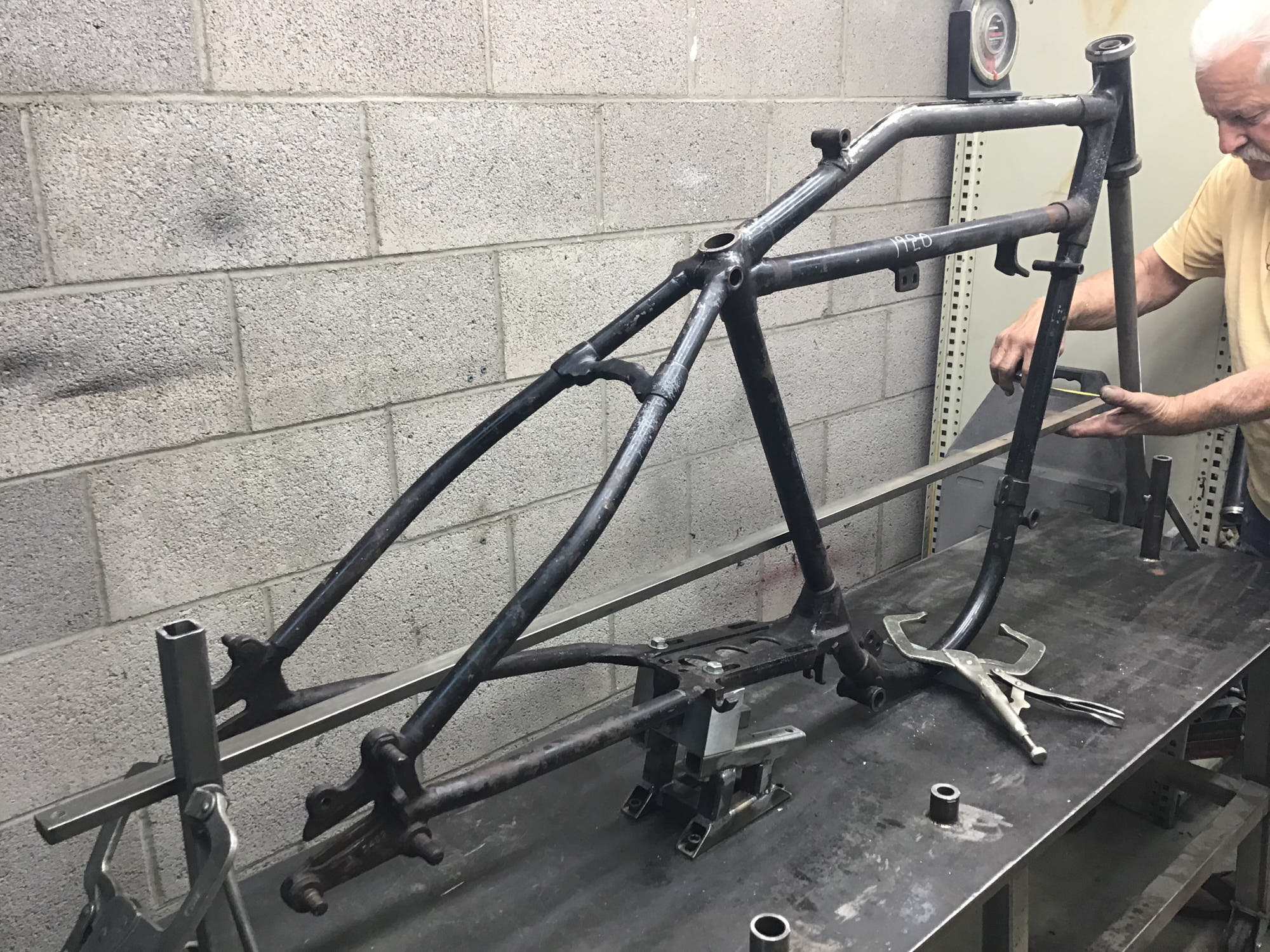 Harley Davidson JD Frame Straightening HWC Classics